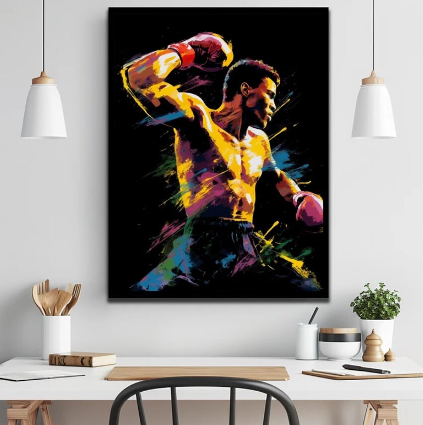 Muhammad Ali Print, Canvas Wall Art, Canvas Print eBay