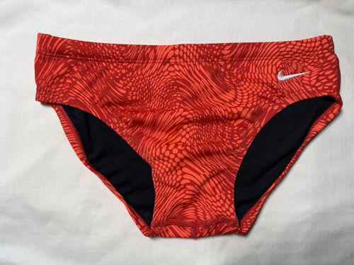 Men’s Nike Swim Brief Speedo Size 30 Red Swimsuit