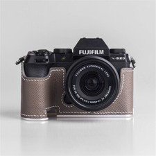 Half Case For Fujifilm X-S20 Camera Leather Metal Insert XS20 MAMAGI Handmade