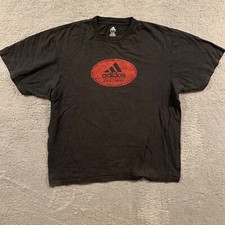 Adidas Logo Graphic Black XL Short Sleeve T Shirt Mens