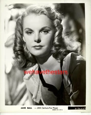 VINTAGE Jane Ball GORGEOUS 40s 20th CENTURY FOX STAR Publicity Portrait