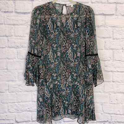 velvet light green dress Green Eyelet Beaded Strap Mini Ibiza Dress main image 0