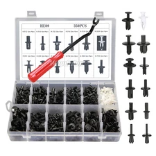 350 Push Type Clips Pry Tool Interior Trim Panel Bumper Fender Liner Blind Rivet