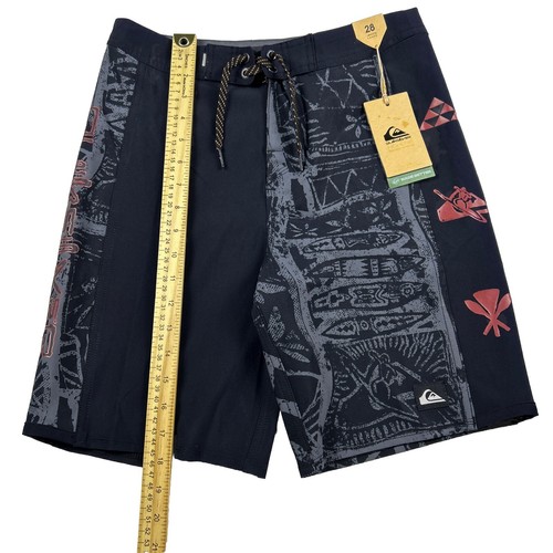 Quiksilver Highline Swim Trunk Board Shorts Boys Size 28 /Youth 14 Surfsilk NWT - Picture 5 of 12