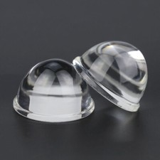 2PCS 34.2mm Aspheric Desgin Focal Length Plano LED Convex Optical Glass Lens