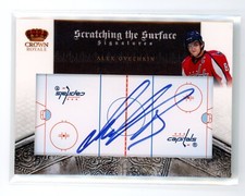 2010-11 PANINI CROWN ROYALE SCRATCHING THE SURFACE AUTO /25 SP ALEX OVECHKIN