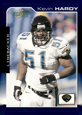 2000 Score #88 Kevin Hardy Jacksonville Jaguars Football Card | eBay