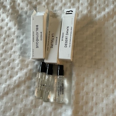Byredo Samples Eau de Parfum EDP Sample Spray .07oz, 2ml New in Box