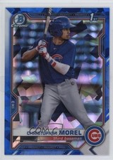 2021 Bowman Sapphire Edition Chrome Prospects Christopher Morel #BCP-131 1pf0