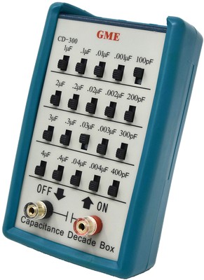 CD-300 Capacitance Substitution Decade Box, 5 Decades Range, 100pF to 11.111 ...