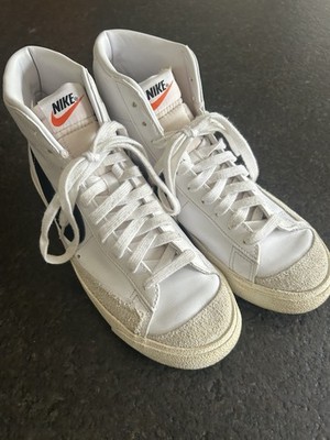 Nike Blazer Mid 77 White Black High Top Sneakers Mens Size 9.5 CZ1055-100