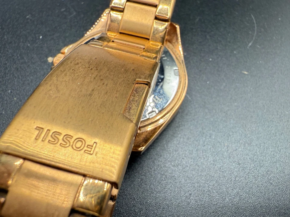 FOSSIL WRIST WATCH ES2811 CZ MEN WOMEN UNISEX - image 4 of 4