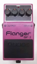 BOSS BF-2 Flanger Guitar Effects Pedal MIJ 1981 #471 DHL Express or EMS