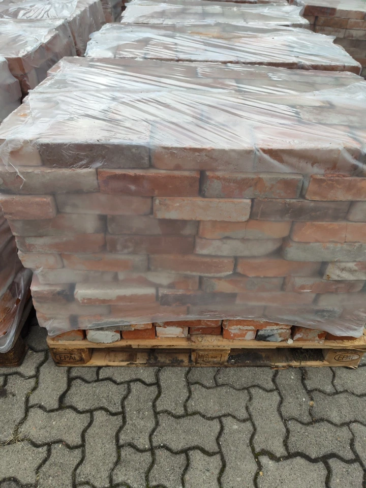 Abrissziegel gebrauchte Klinker- Ziegel im RF rot bunt ab 1,00€ Stück - Bild 4 von 4