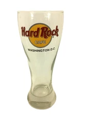 Hard Rock Café Washington D.C. Beer Mug Drinking Glass Barware Vintage Used 