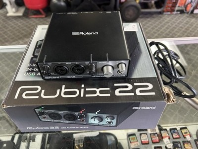 TESTED Roland Rubix 22 USB Audio Interface 2-In 2-Out Hi-Res (FREE S&H)!