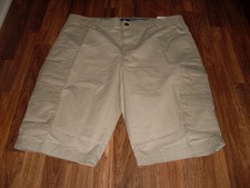 MENS GEORGE BELOW THE KNEE STRETCH MESSENGER 14" CARGO SHORTS SIZE 38 NWT