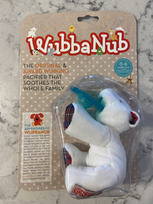 NEW WubbaNub Infant Baby Soothie Pacifier Baby Polar Bear White