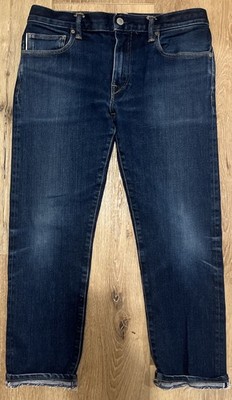hiroshi kato jeans The Pen Slim 4 Way  In Raw Wash 32
