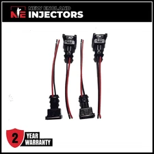 Set of 4 Fuel Injector Connector Fits INP-019 Mitsubishi Lancer Evolution 4,5,6
