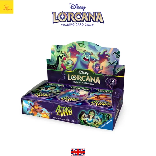 Disney Lorcana Attack of the Vine Booster Box English Sealed Ravensburger Original Packaging