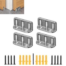 4 Pack Sliding Barn Door Floor Guide Barn Door Adjustable Roller Floor Track