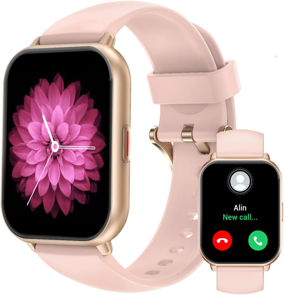 Smartwatch Donna Chiamate Bluetooth Musica Orologio Sportive Contapassi Da Polso