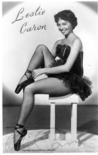 Leslie Caron+ - original signierte tolle Autogrammkarte