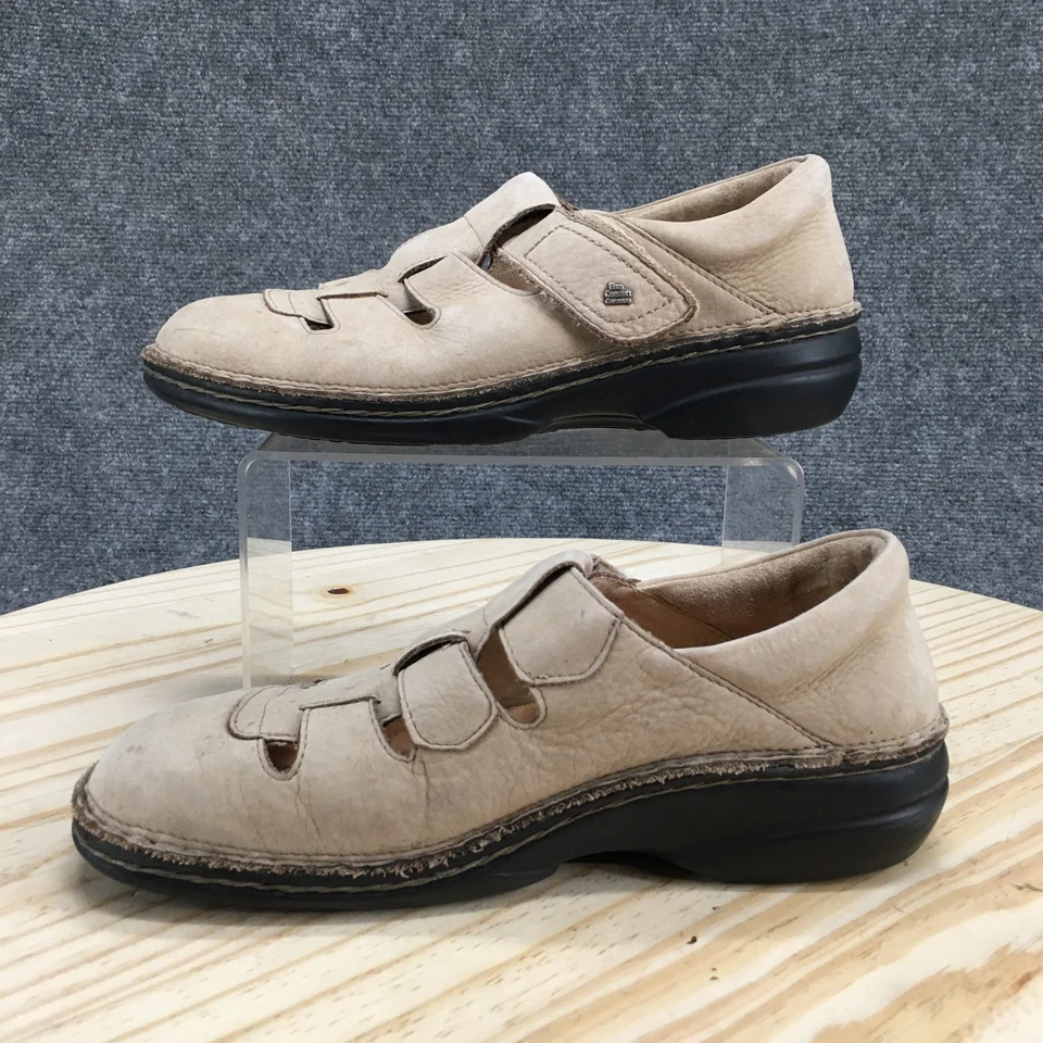 Zapatos Finn Comfort para mujer 38 D Fisherman beige cómodos informales parte superior baja punta redonda Foto 2 de 4