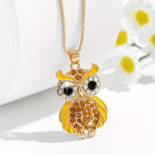 Stylish New Exquisite Owl-Shaped Pendant Necklace