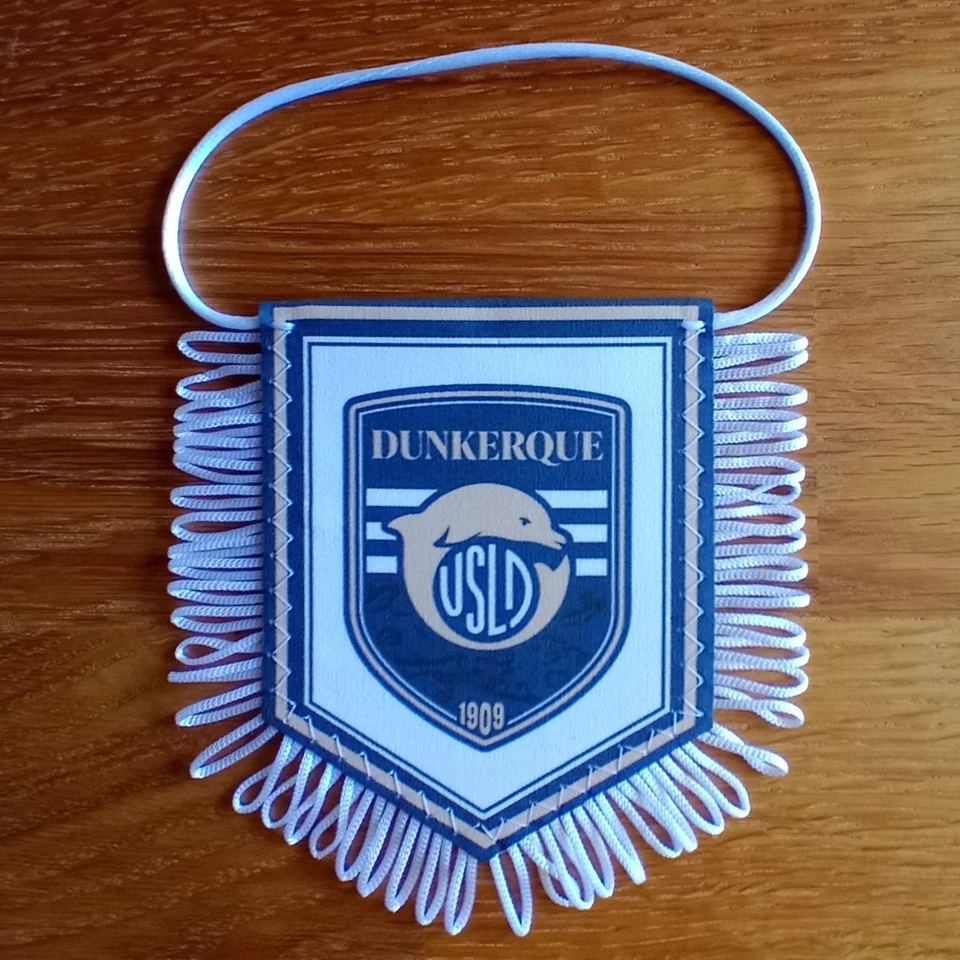 DUNKERQUE USL (New Logo) - Fanion en tissu, neuf - Photo 1/1
