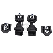 NEW Pair Front Hood Latch Catch & Bracket For 1997-2006 Jeep Wrangler TJ