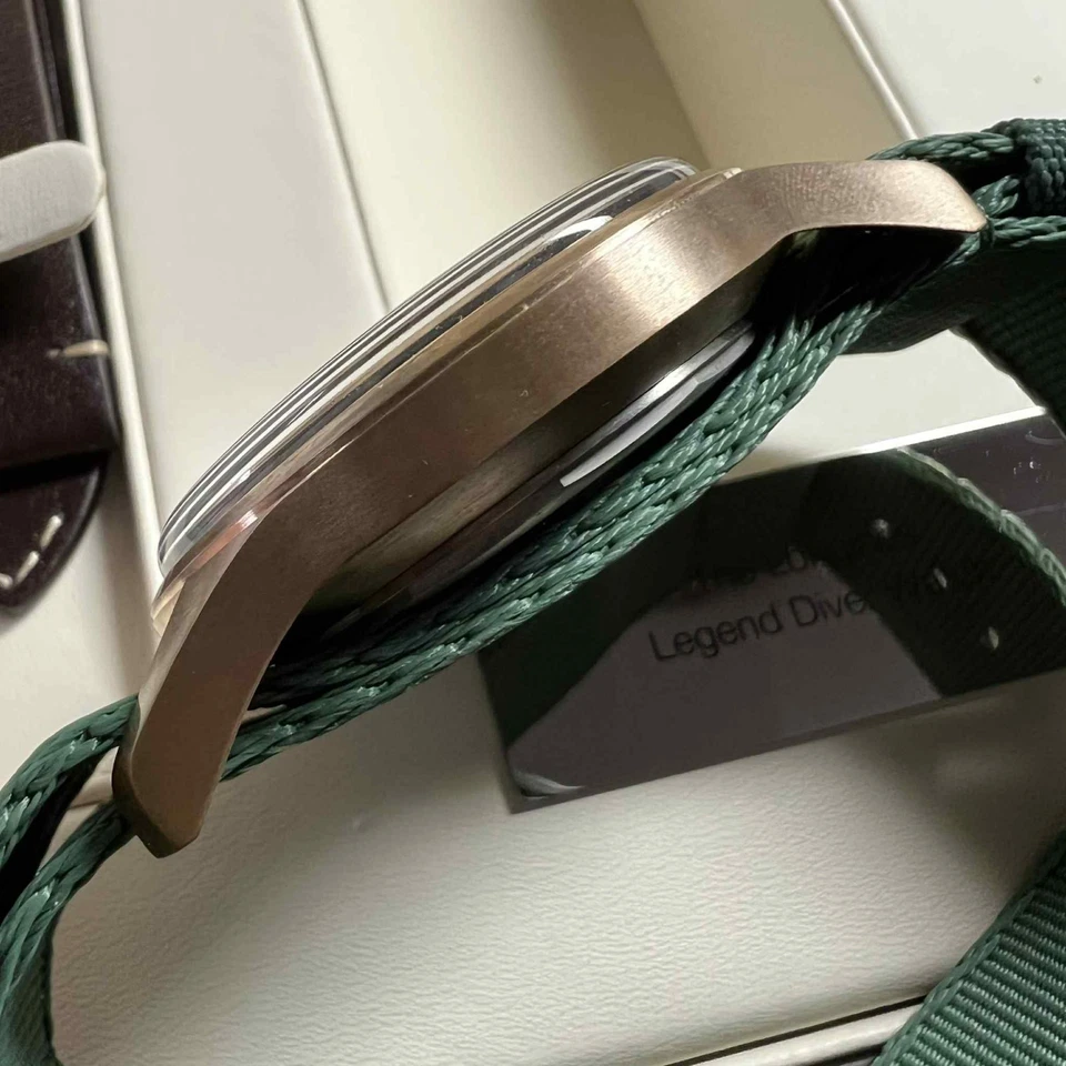 Longines Legend Diver Green Men's Automatic Bronze Watch L3.774.1 - Image 3 of 4