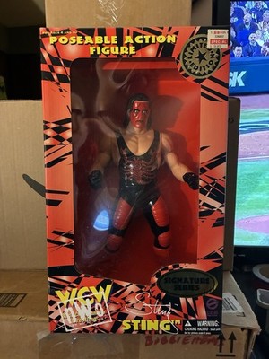 STING  WCW NWO Signature Series Figure Red Face 12  Exclusive  1998 MIB
