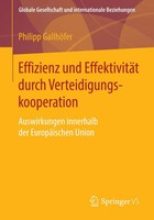 Philipp GallhöFer | Effizienz Und EffektivitäT Durch Verteidigungskooperation
