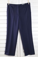 TALBOTS NWT $109 Southampton Straight Leg Solid Navy Pants Size 8 Petite