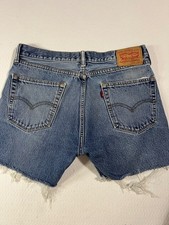 Levi's Vintage Distressed Denim Cutoff Shorts W34 L30
