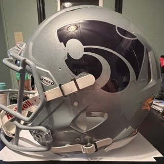 FULL SIZED Authentic Jordy Nelson Riddell Kansas State Autographed Helmet