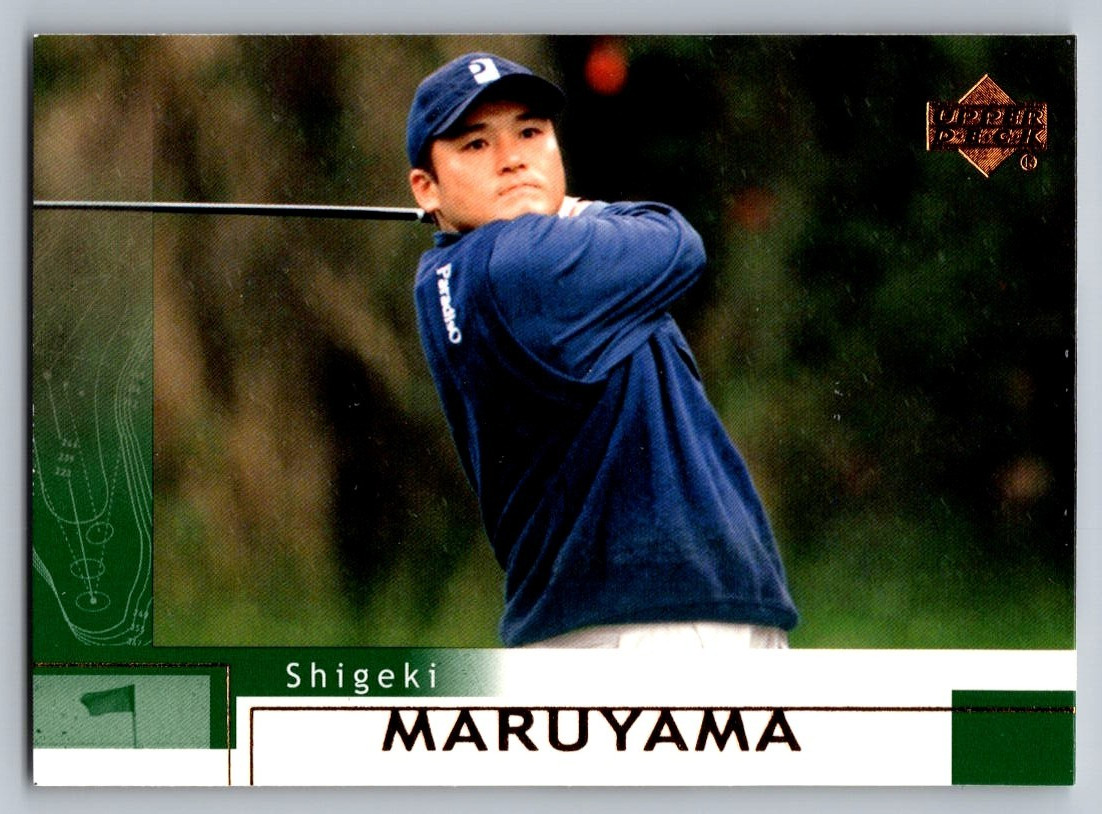 2002 UPPER DECK GOLF CARD #14 SHIGEKI MARUYAMA