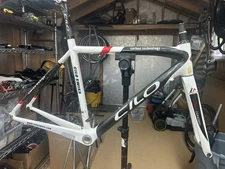 53cm CILO SWISS Carbon Rim Brake Road Frameset Frame & Fork 130mm Rear 3.71 lbs