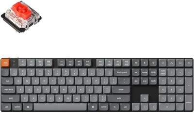 Keychron K5 Max Ultraflache kabellose mechanische Tastatur, QMK/VIA , 3-Modus