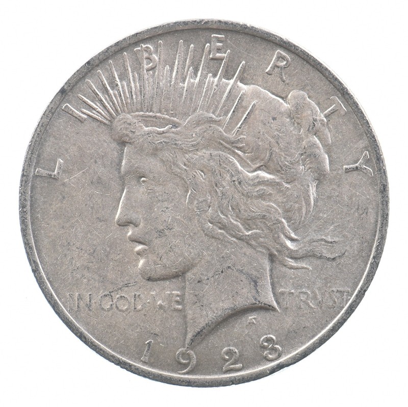 Better - 1923 Peace Silver Dollar - 90% US Coin *582