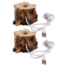 2 Pcs Socle Lumineux Led Pour Cristal Base D'affichage En Lumineuse