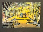 Nausicaa Valley of the Wind Ghibli Miyazaki Postcard Garden Scene Anime Japan Co