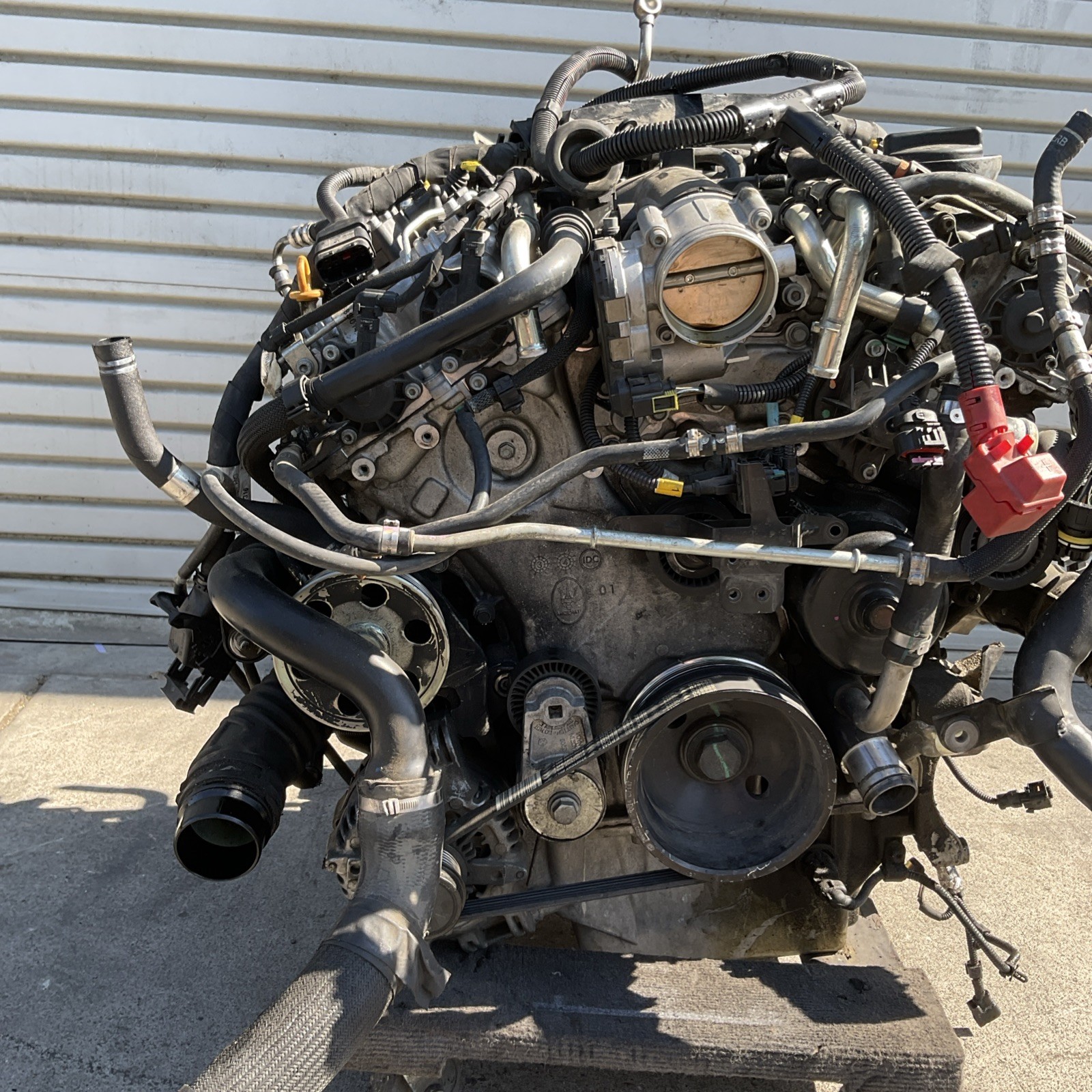 14-24 Maserati Ghibli 3.0l Rwd Twin Turbo Engine Motor Long Block Assy Oem