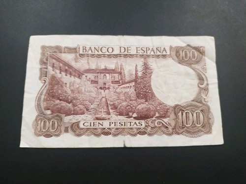 Spagna 100 pesetas 1970 - Foto 2 di 2
