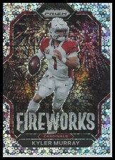2022 Panini Prizm Fireworks No Huddle Kyler Murray #F-6 Arizona Cardinals Card