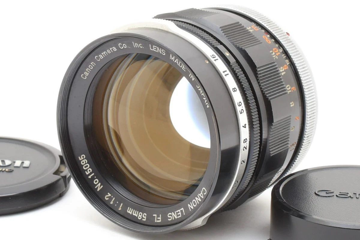 Preços baixos em Lentes de câmera Canon FL f/1.2 58mm Focal | eBay