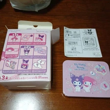 Hello Kitty My Melody Kuromi aluminum case + letter set Kawaii