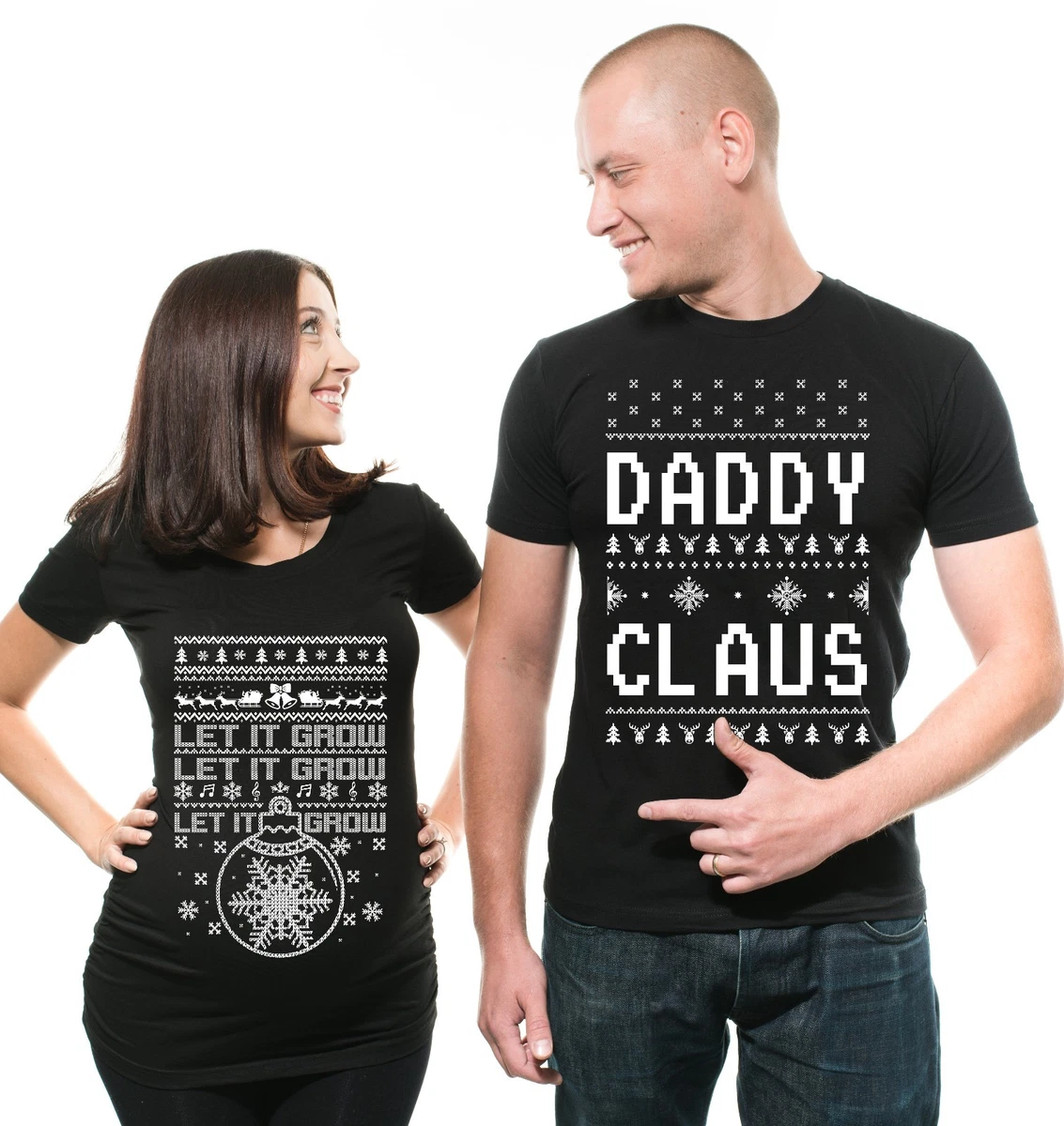 Cute christmas sales maternity shirts